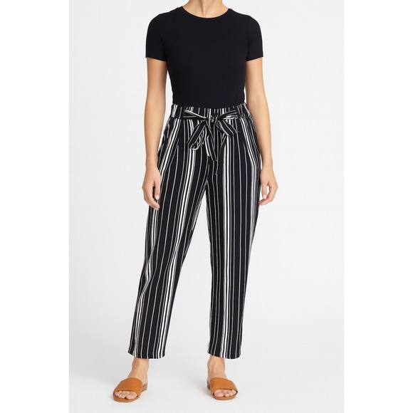 Grace Karin Women's Striped Wide-Leg Pants Size S Multicolor Casual - Picture 1 of 5